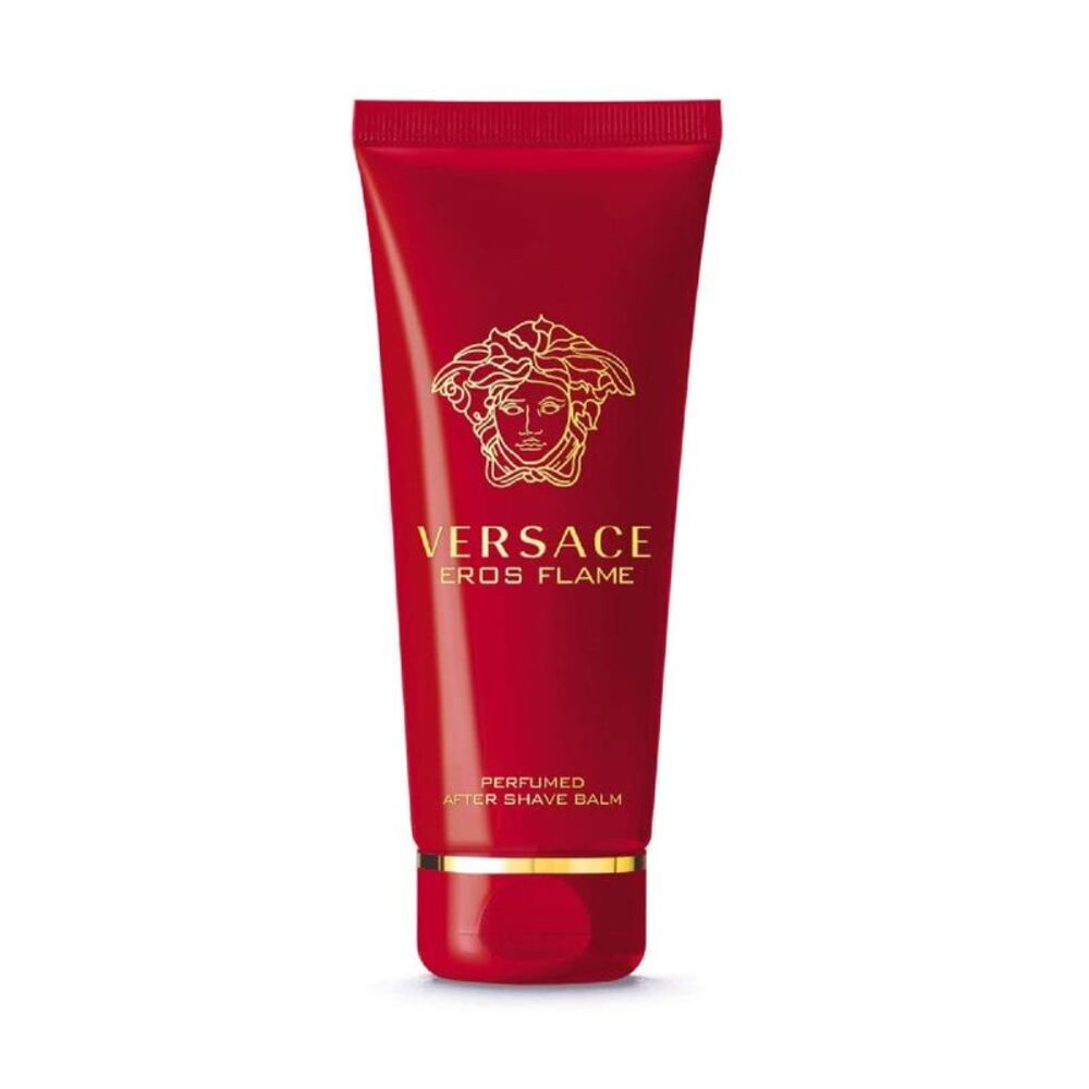 Eros Flame by Versace Perfumed Aftershave Balm Splash for Men 3.4 oz / 100ml New